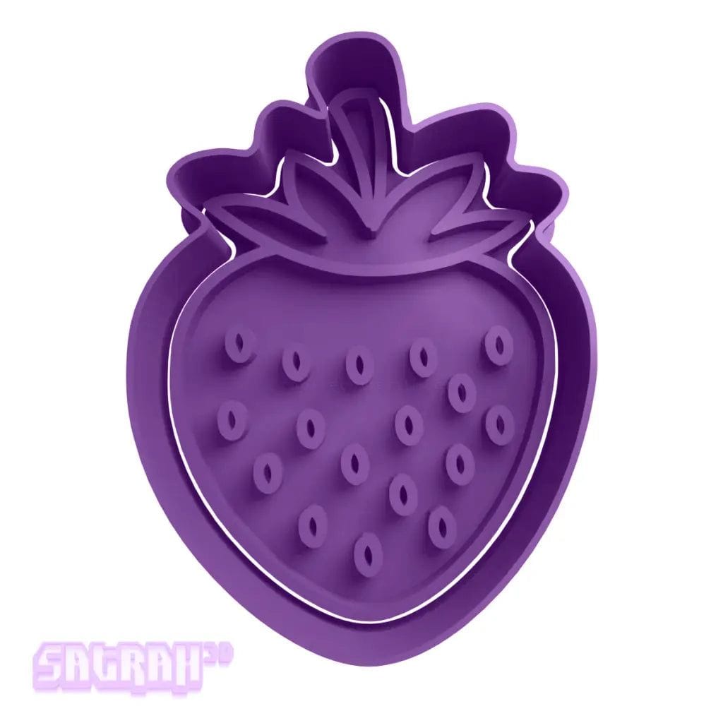 Strawberry Cookie Cutter - Satrah 3D