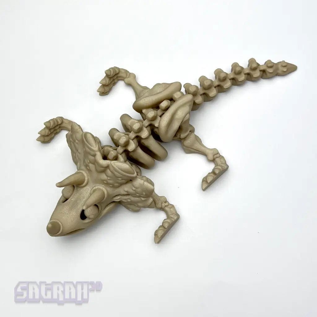 Triceratops Flexi Skeleton - Satrah 3D