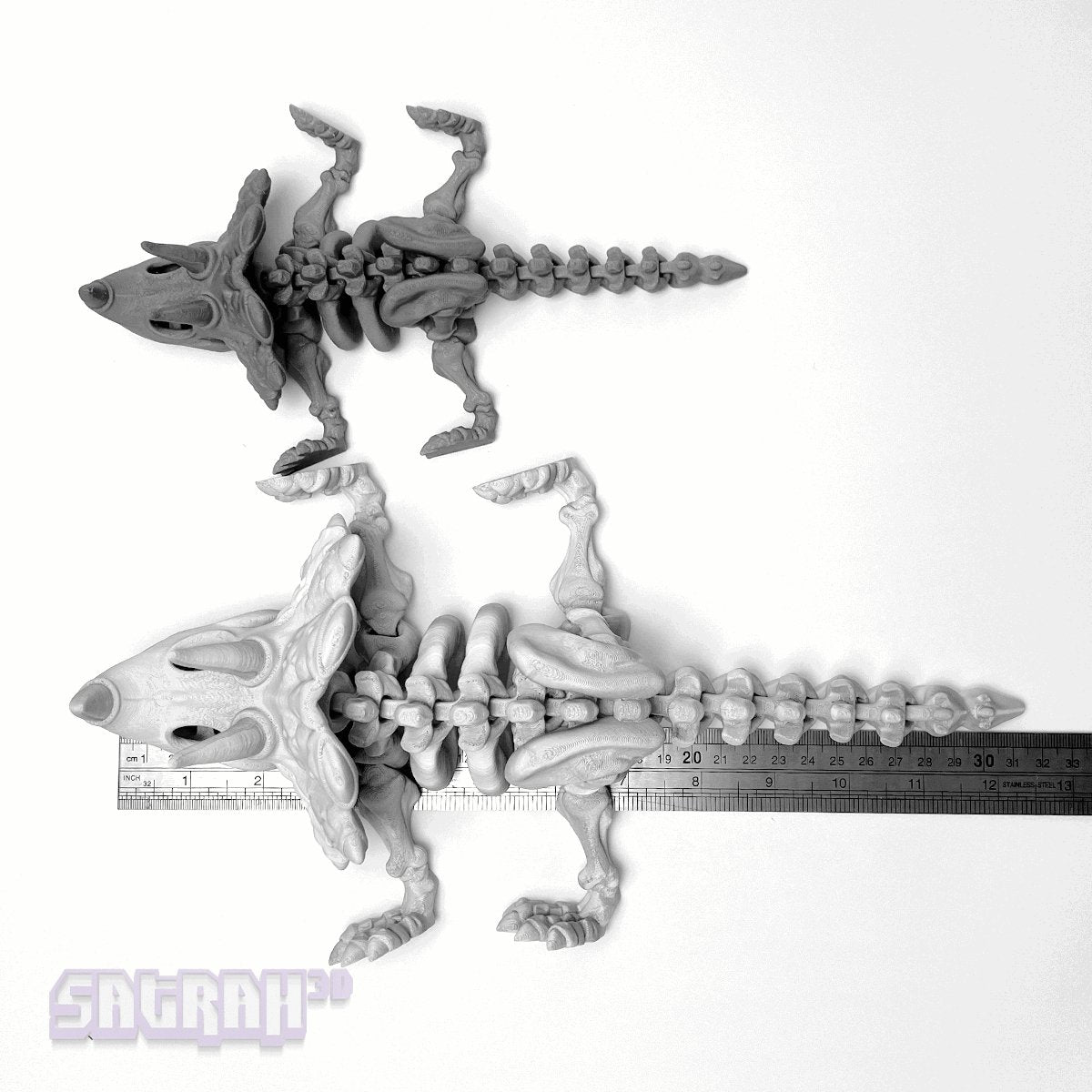 Triceratops Flexi Skeleton - Satrah 3D