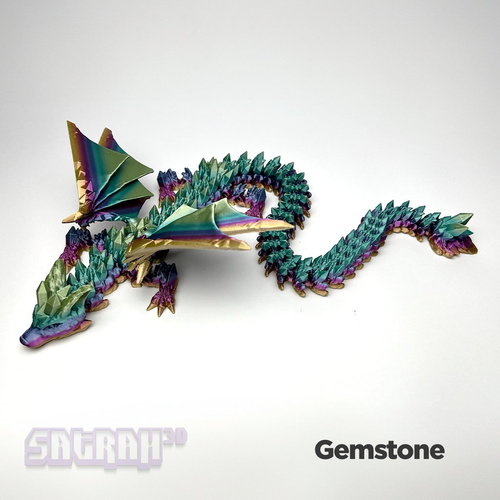 Wolf Dragon | Articulated Wolf Dragon Fidget - Satrah 3D