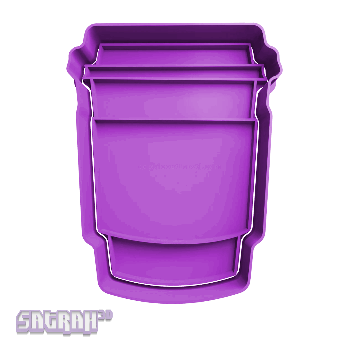Takeaway Coffee Cup Cookie Cutter | Satrah 3D