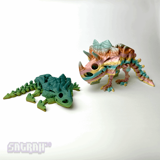 Triceratops Flexi Skeleton