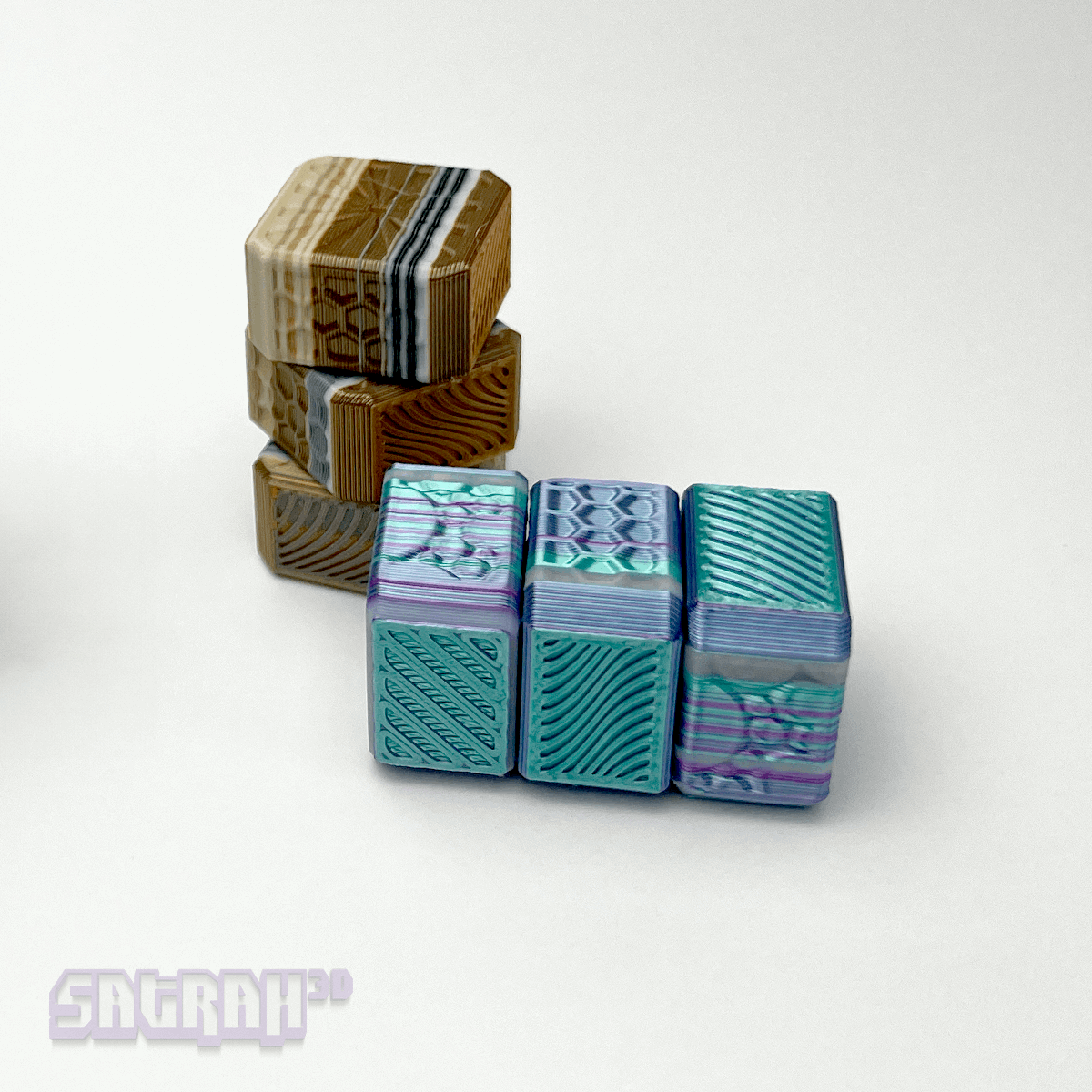 Twisty Cube Fidget | Satrah 3D