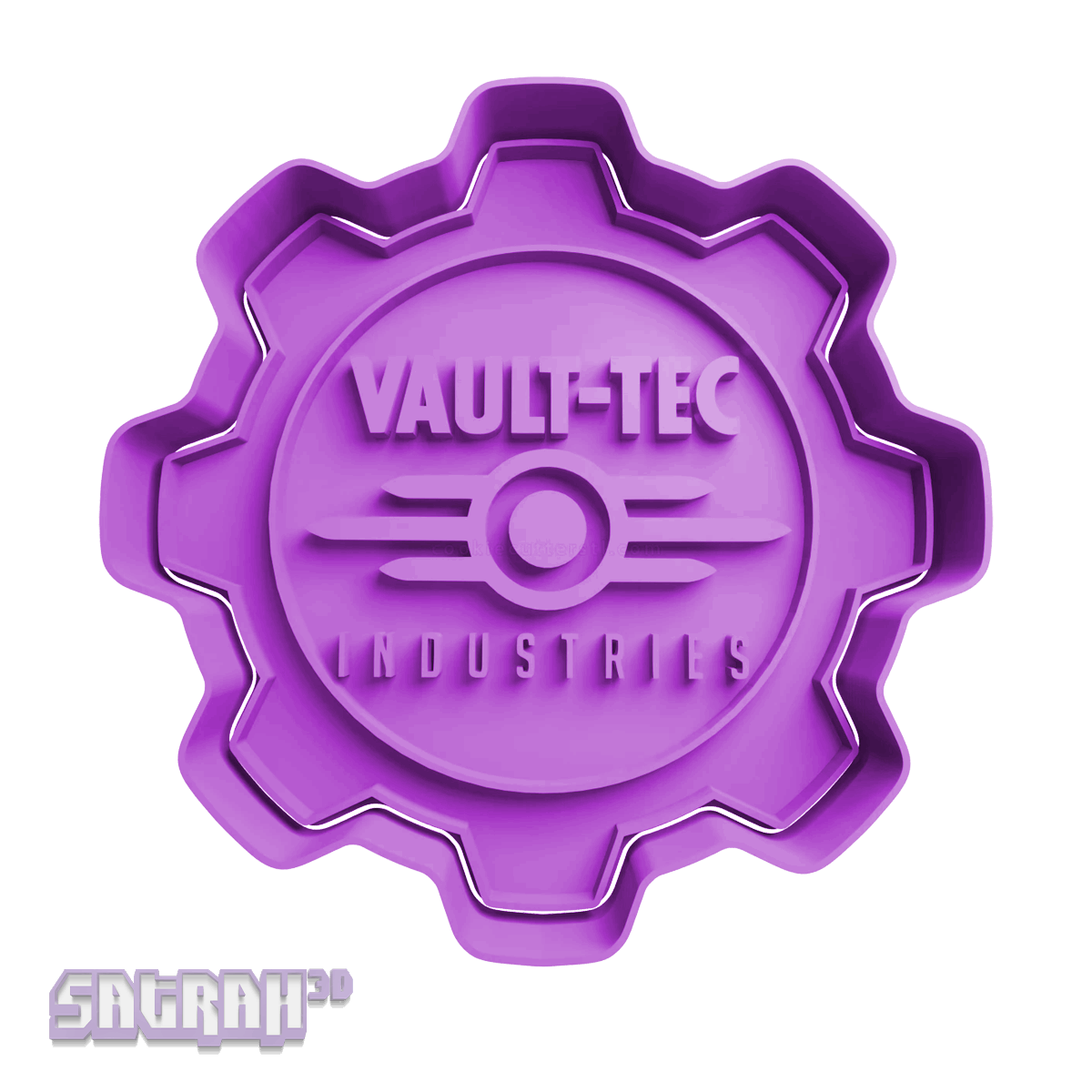 Vault-Tec Industries Fallout-Themed Cookie Cutter | Satrah 3D