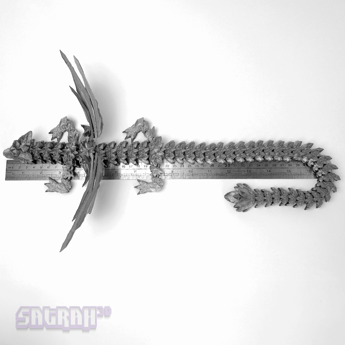 Wolf Dragon | Articulated Wolf Dragon Fidget | Satrah 3D